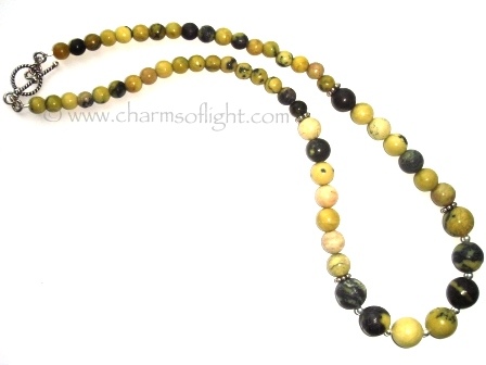 Yellow Turquoise Necklace